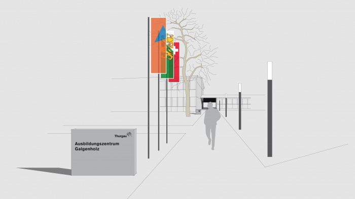 Ausbildungszentrum Galgenholz Frauenfeld Signaletik