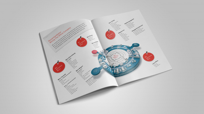 Witzig The Office Company visuelles Erscheinungsbild