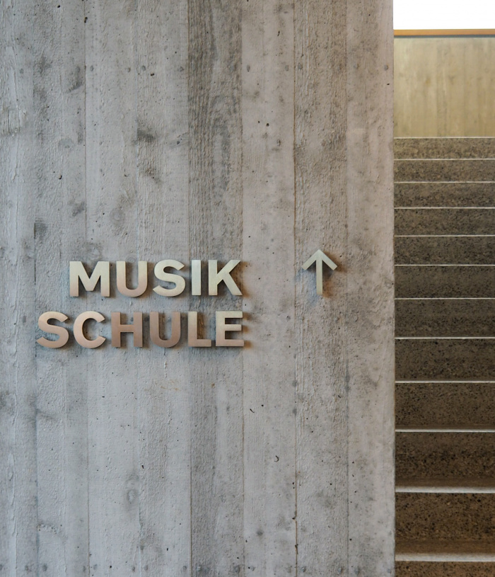 Kindergarten Musikschule Rüterwis Signaletik